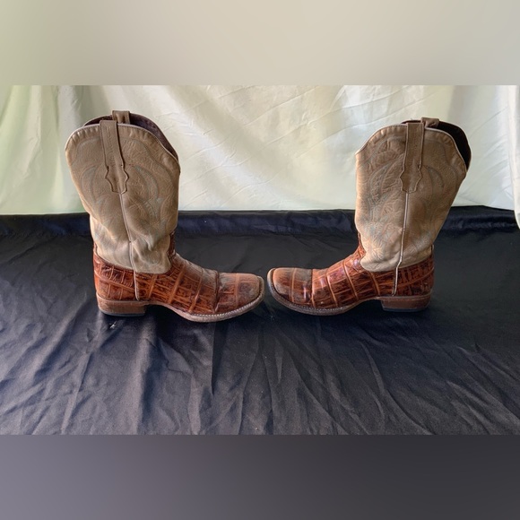 Alfa Western size 12 alligator cowboy boots - Picture 3 of 9